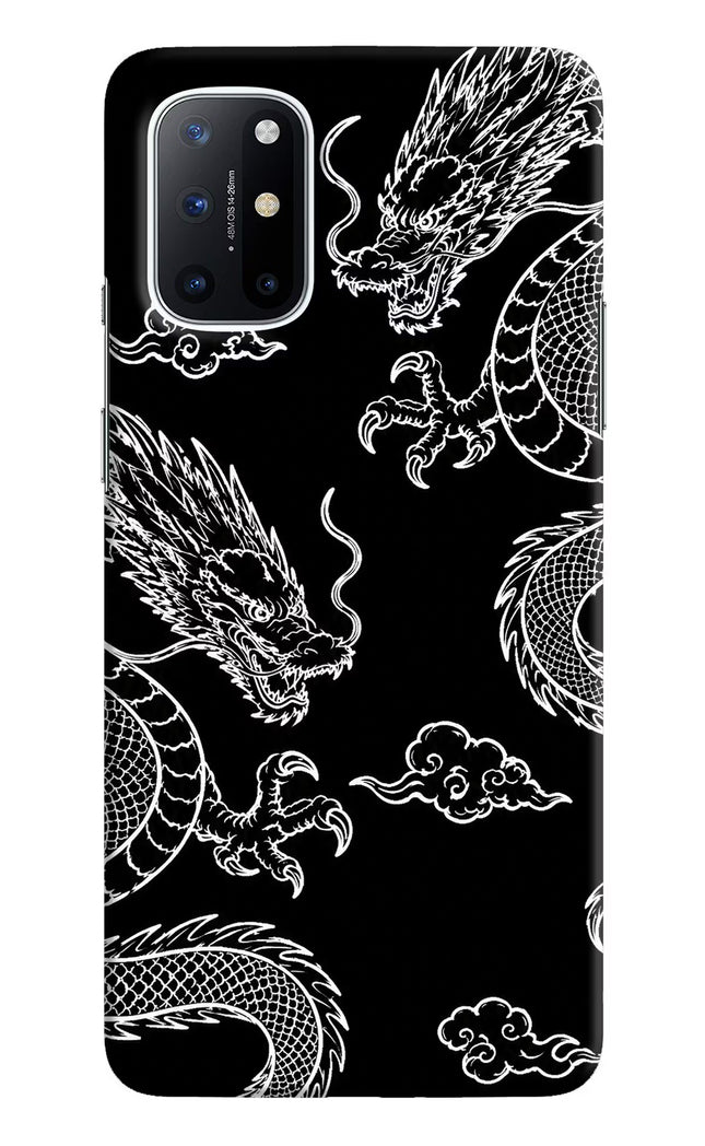Twin Dragons Oneplus 8T Hard Case Back Cover by Casekaro
