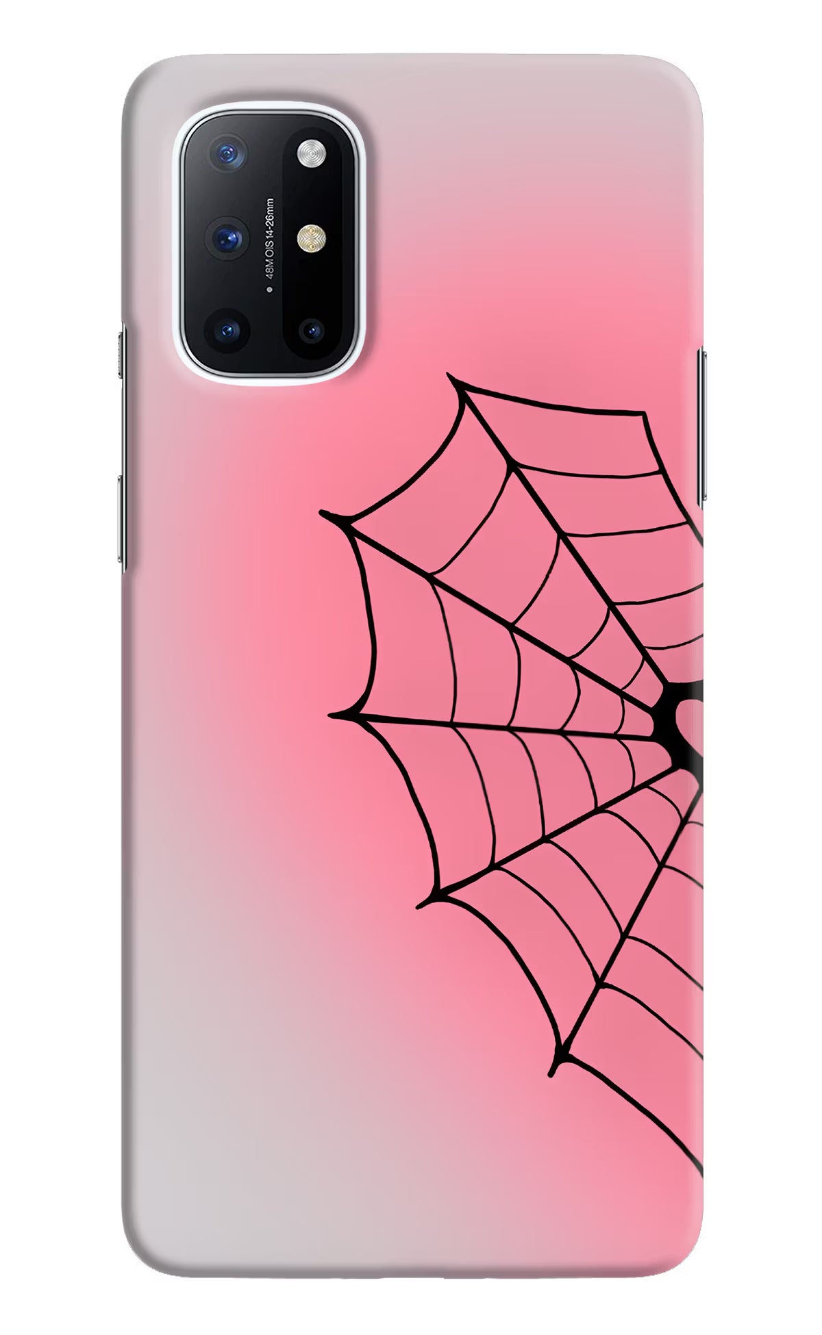 Pink Web Oneplus 8T Back Cover