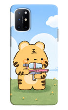 Tiger Treat Oneplus 8T Hard Case Back Cover by Casekaro