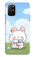 Bunny Treat Oneplus 8T Hard Case Back Cover by Casekaro
