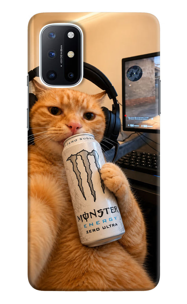 Gamer Cat Energy Oneplus 8T Hard Case Back Cover by Casekaro