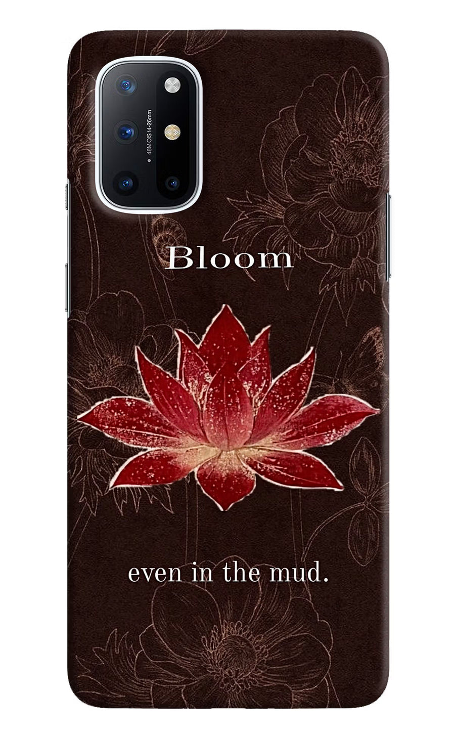 Bloom Oneplus 8T Back Cover, Hard case