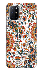 White Mayura Oneplus 8T Back Cover
