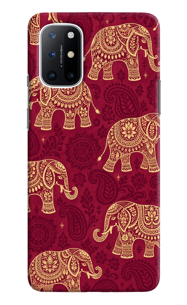 Maroon Elephant Oneplus 8T Hard Case Back Cover by Casekaro