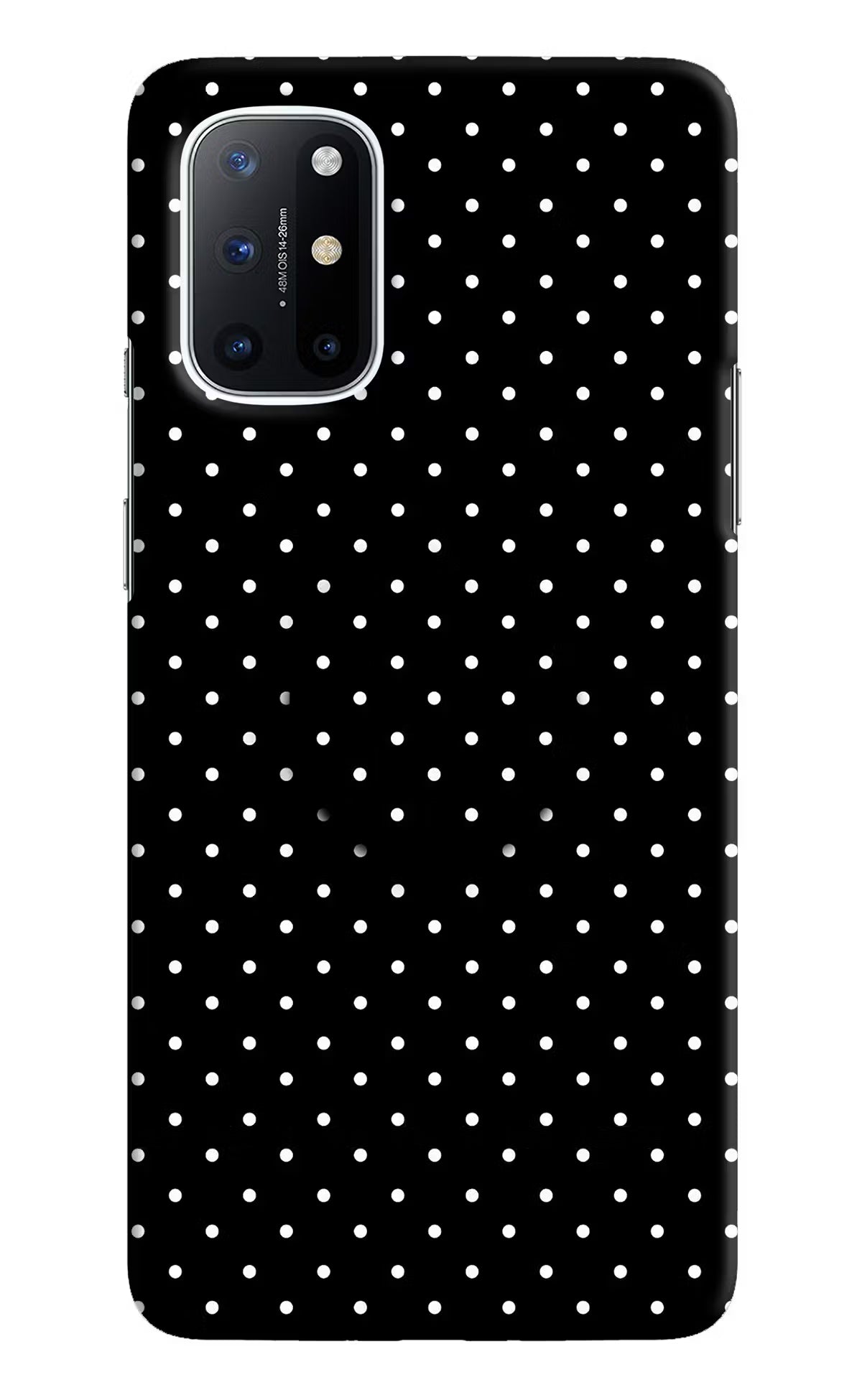 White Dots Oneplus 8T Pop Case by Casekaro