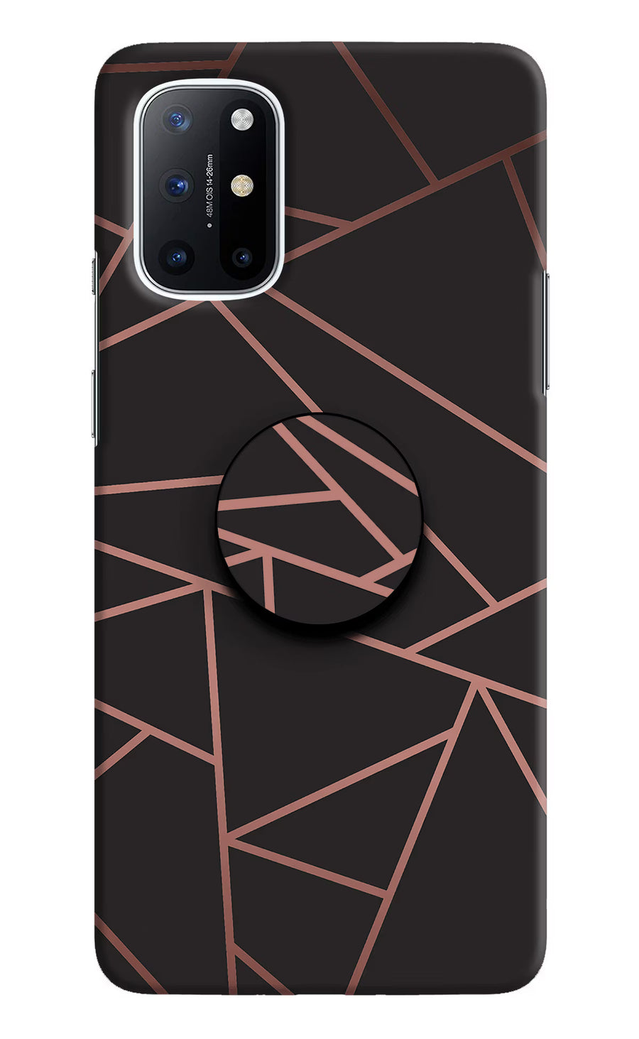 Geometric Pattern Oneplus 8T Pop Case, Hard case