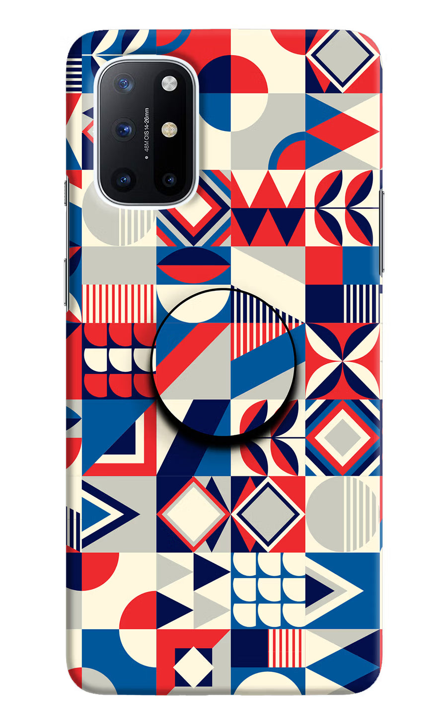 Colorful Pattern Oneplus 8T Pop Case, Hard case