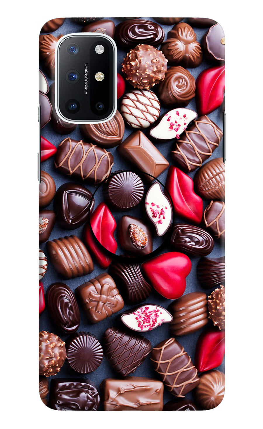 Chocolates Oneplus 8T Pop Case, Hard case