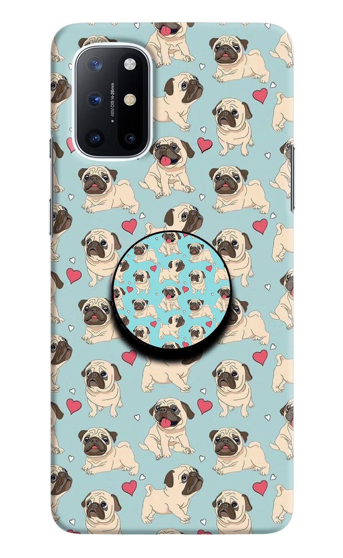 Pug Dog Oneplus 8T Pop Case by Casekaro