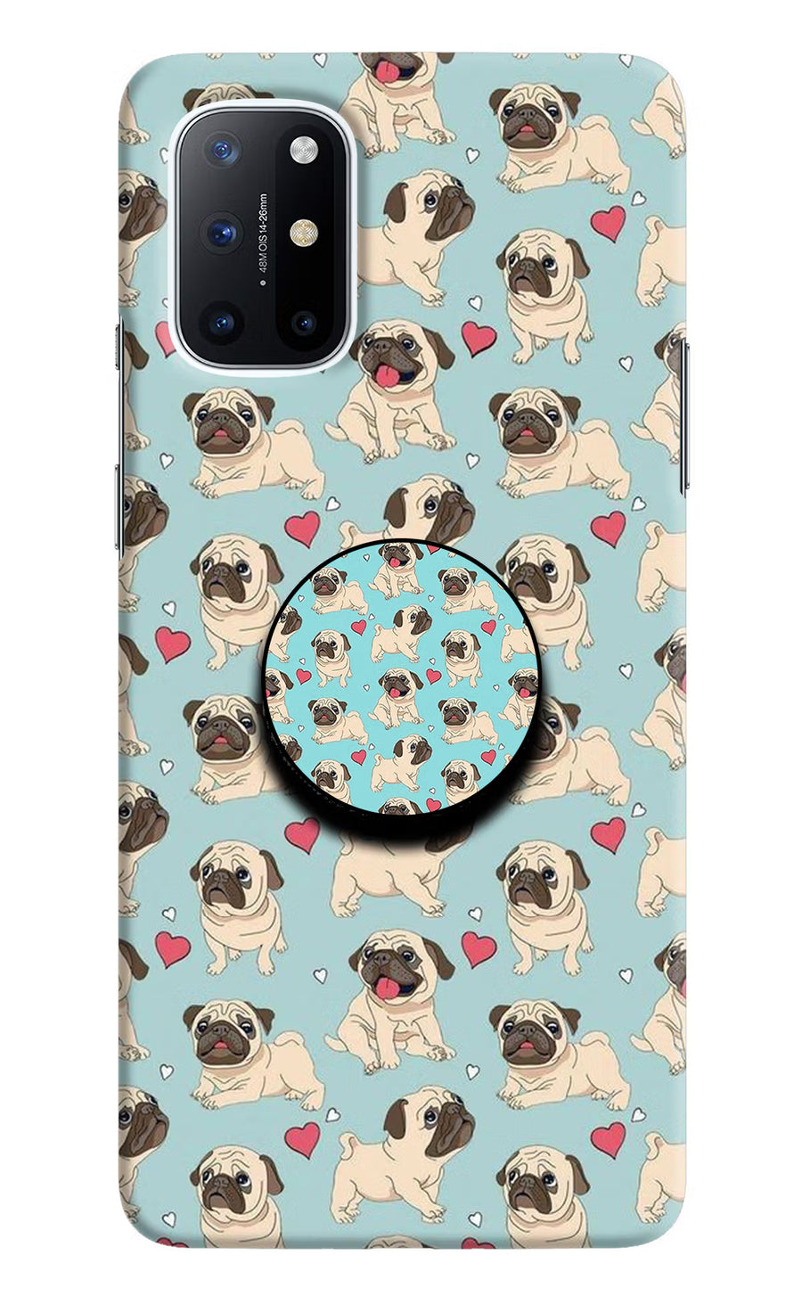 Pug Dog Oneplus 8T Pop Case, Hard case