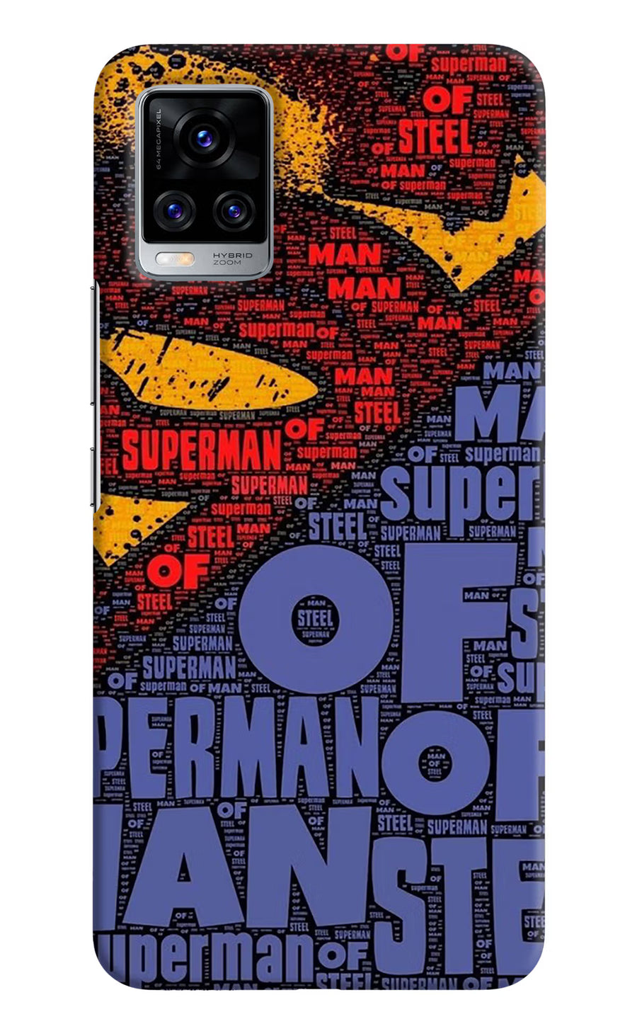 Superman Vivo V20 Pro Back Cover, Hard case