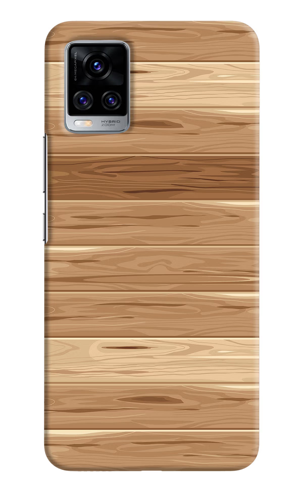 Wooden Vector Vivo V20 Pro Hard Case Back Cover by Casekaro
