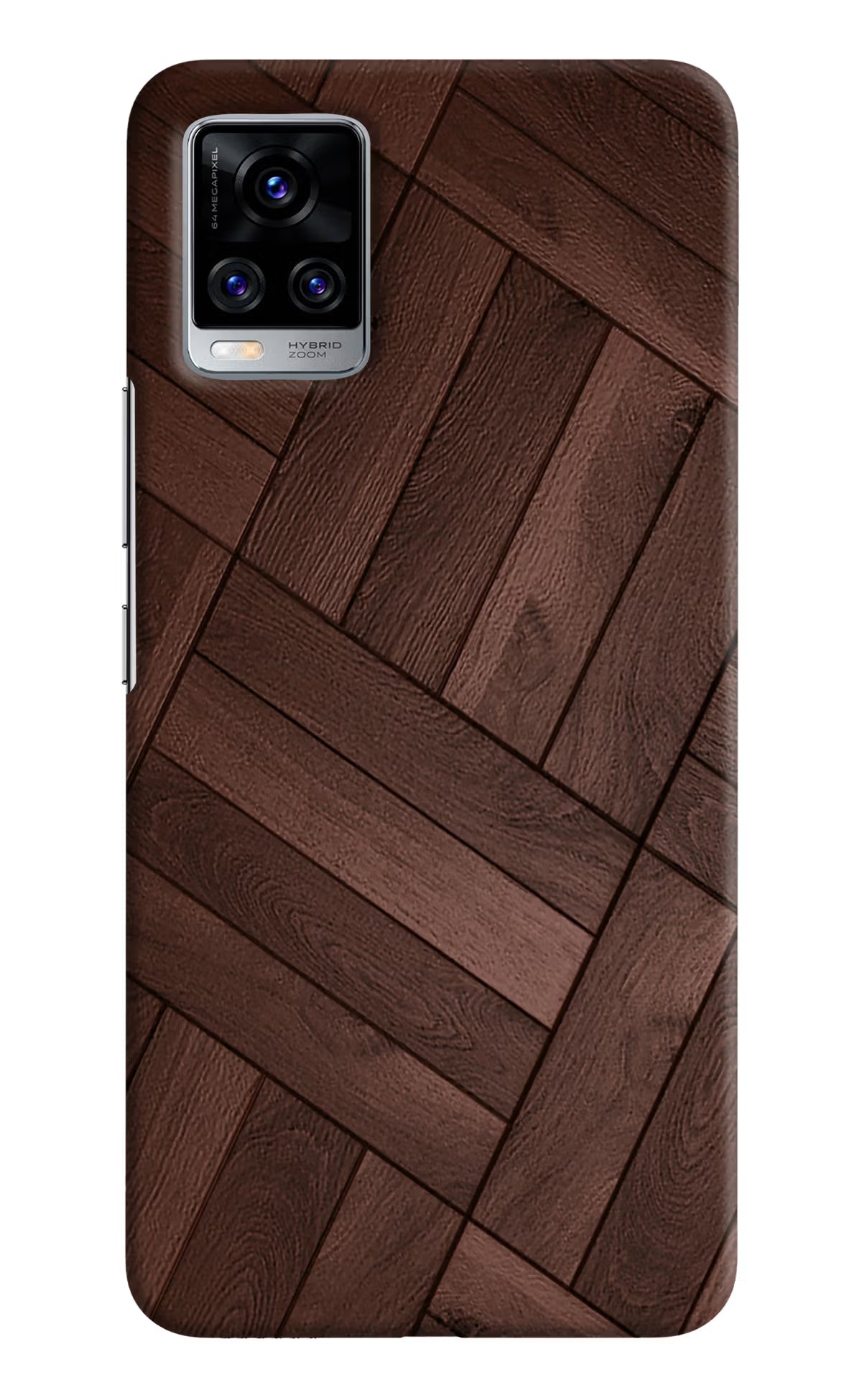 Wooden Texture Design Vivo V20 Pro Hard Case Back Cover by Casekaro