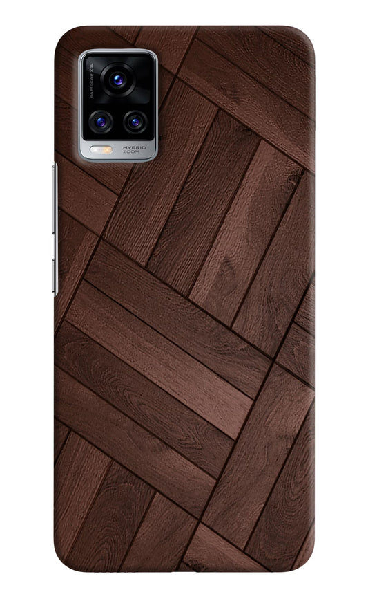 Wooden Texture Design Vivo V20 Pro Hard Case Back Cover by Casekaro