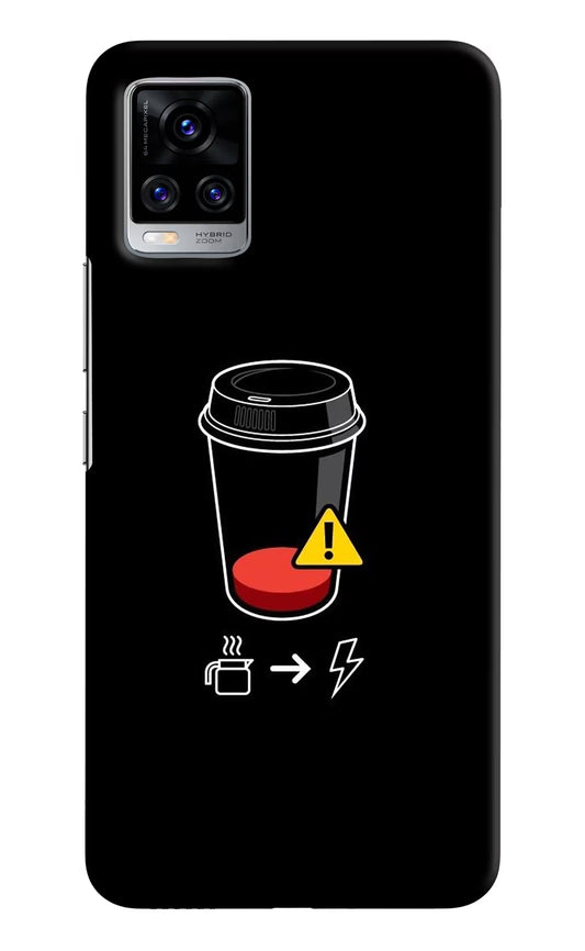 Coffee Vivo V20 Pro Hard Case Back Cover by Casekaro