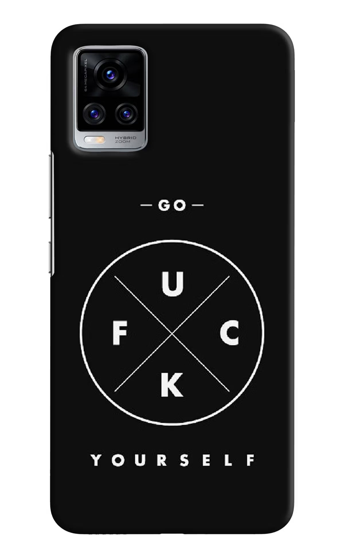 Go Fuck Yourself Vivo V20 Pro Hard Case Back Cover by Casekaro