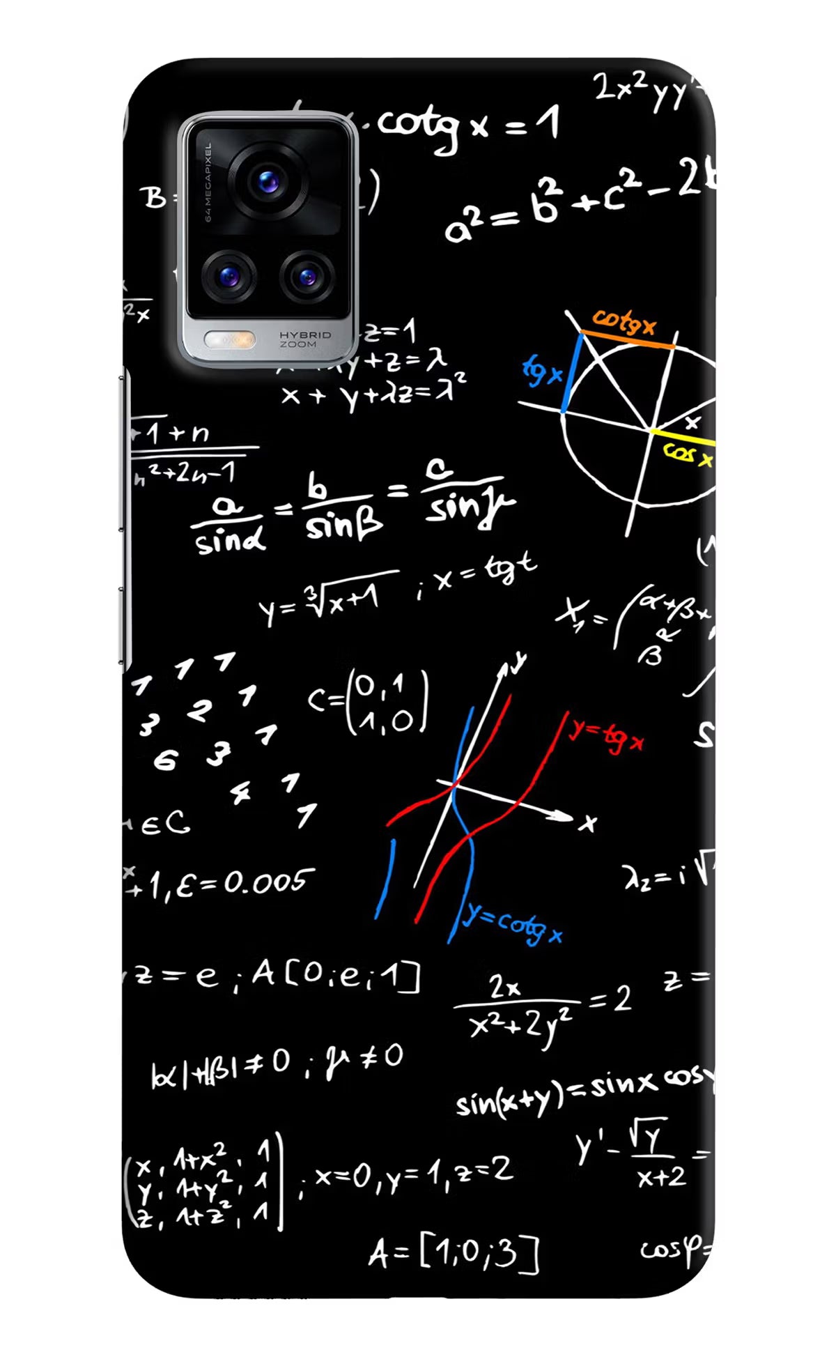 Mathematics Formula Vivo V20 Pro Hard Case Back Cover by Casekaro