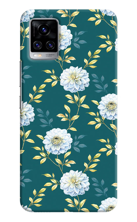 Flowers Vivo V20 Pro Hard Case Back Cover by Casekaro