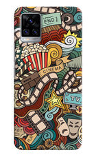 Cinema Abstract Vivo V20 Pro Hard Case Back Cover by Casekaro