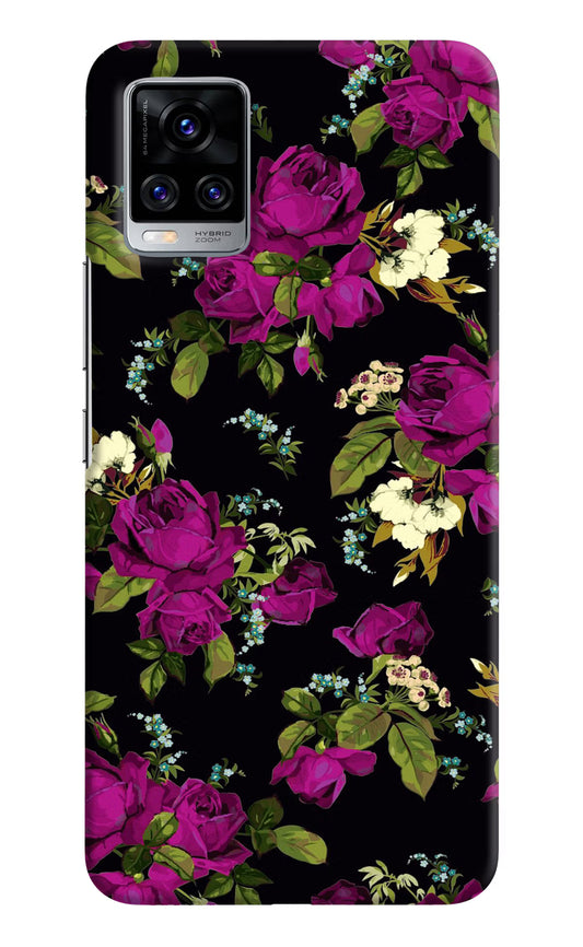 Flowers Vivo V20 Pro Hard Case Back Cover by Casekaro