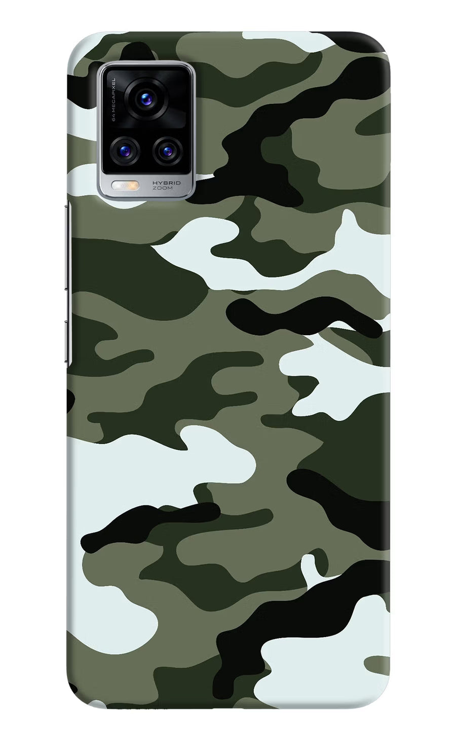 Camouflage Vivo V20 Pro Back Cover, Hard case