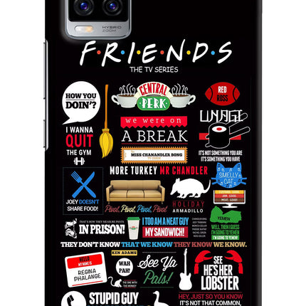 FRIENDS Vivo V20 Pro Hard Case Back Cover by Casekaro