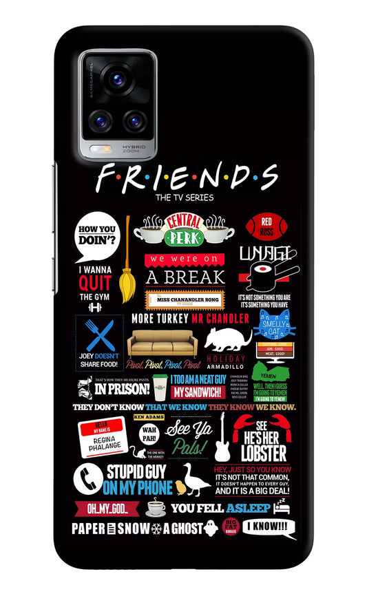 FRIENDS Vivo V20 Pro Hard Case Back Cover by Casekaro