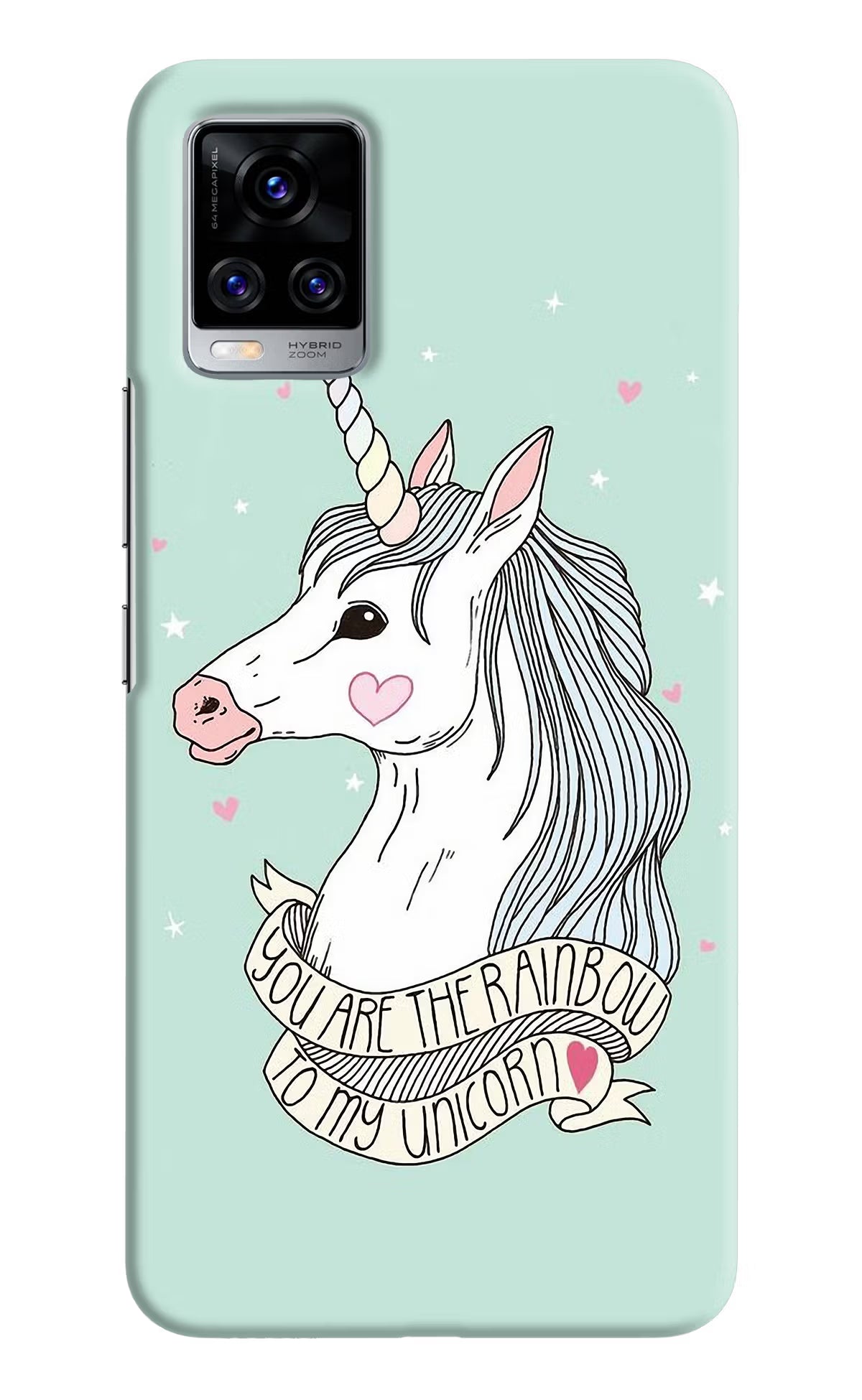 Unicorn Wallpaper Vivo V20 Pro Hard Case Back Cover by Casekaro