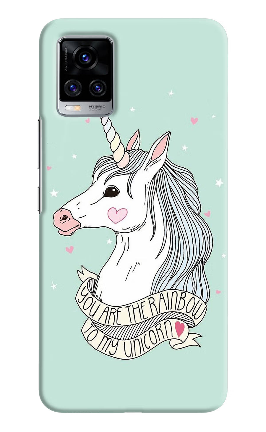Unicorn Wallpaper Vivo V20 Pro Back Cover, Hard case