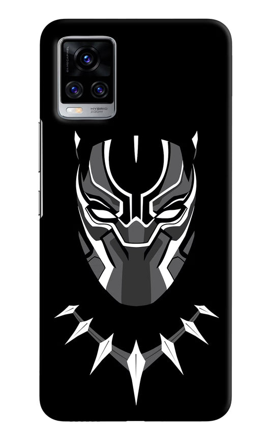 Black Panther Vivo V20 Pro Hard Case Back Cover by Casekaro