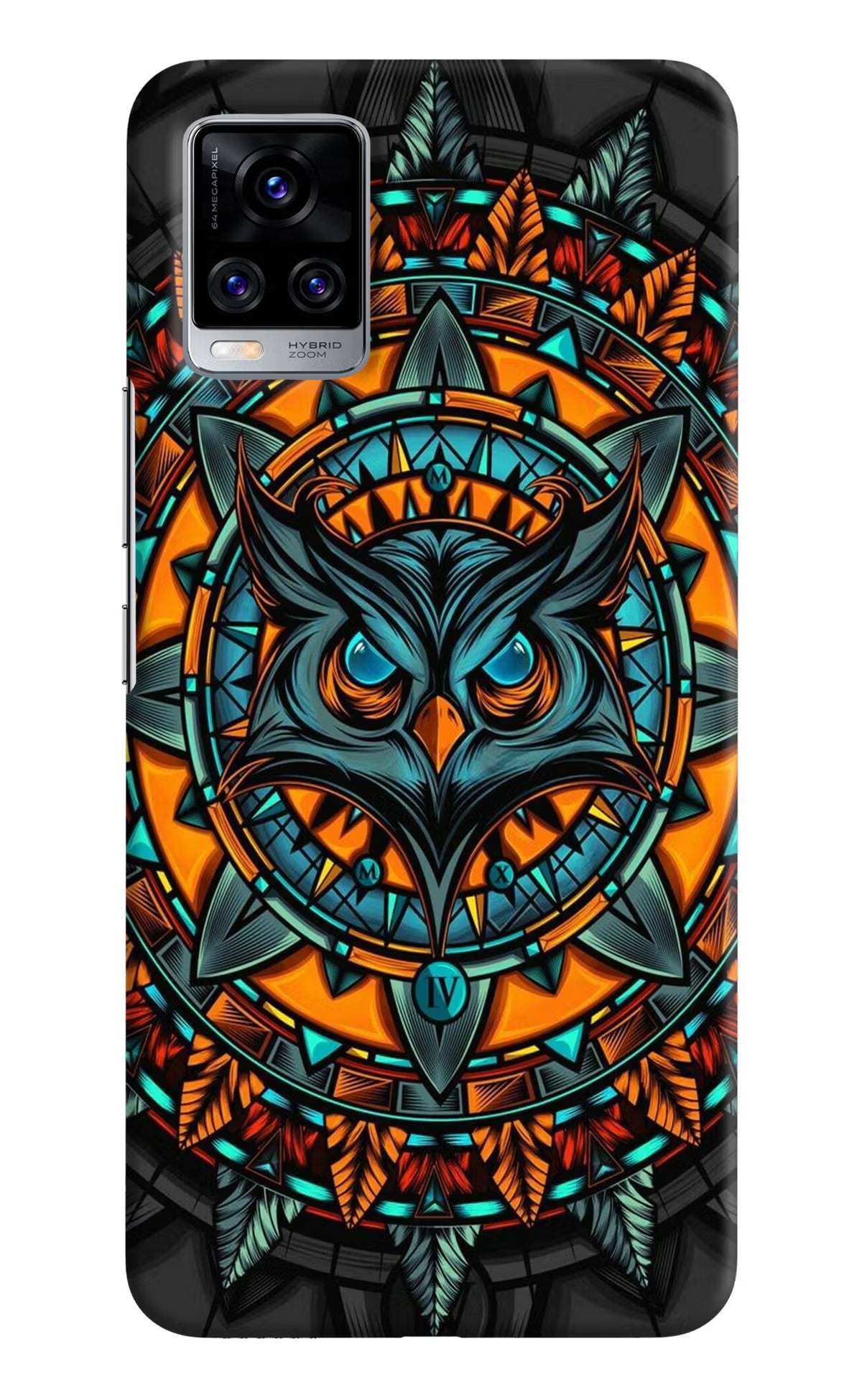 Angry Owl Art Vivo V20 Pro Hard Case Back Cover by Casekaro