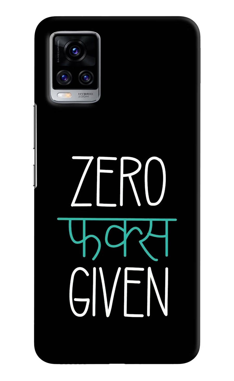 Zero Fucks Given Vivo V20 Pro Back Cover, Hard case