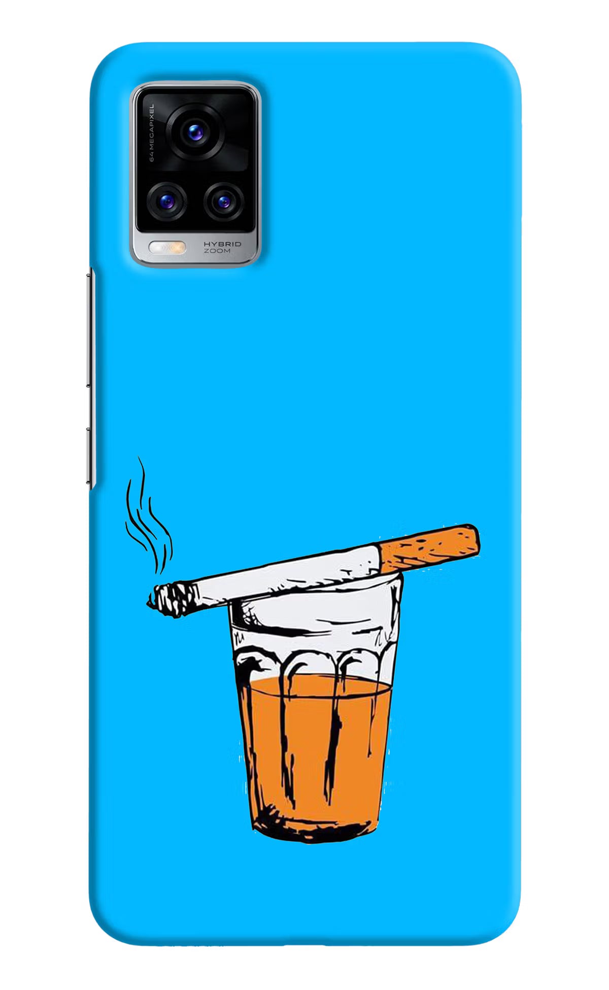 Chai Sutta Vivo V20 Pro Hard Case Back Cover by Casekaro
