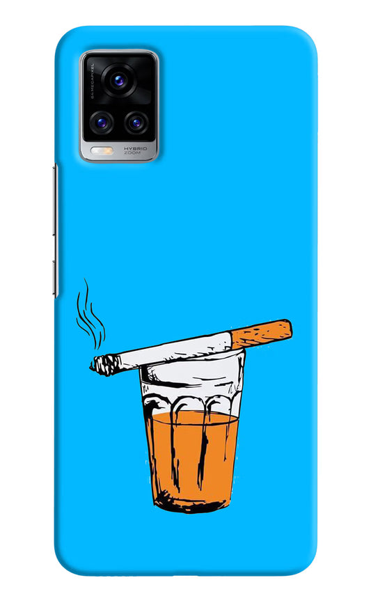 Chai Sutta Vivo V20 Pro Hard Case Back Cover by Casekaro