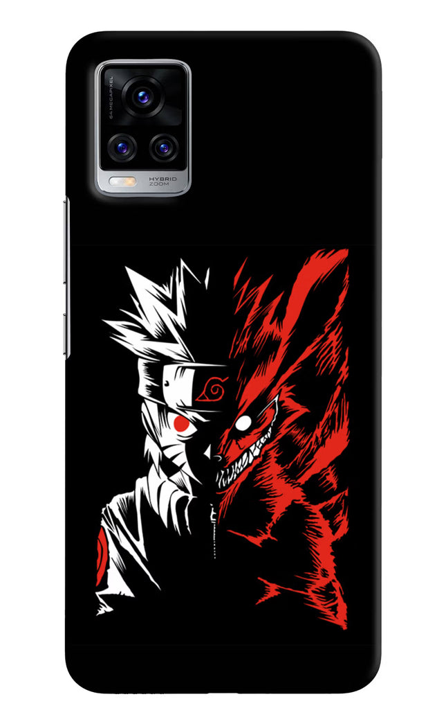 Naruto Two Face Vivo V20 Pro Hard Case Back Cover by Casekaro