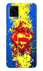 Superman logo Vivo V20 Pro Hard Case Back Cover by Casekaro