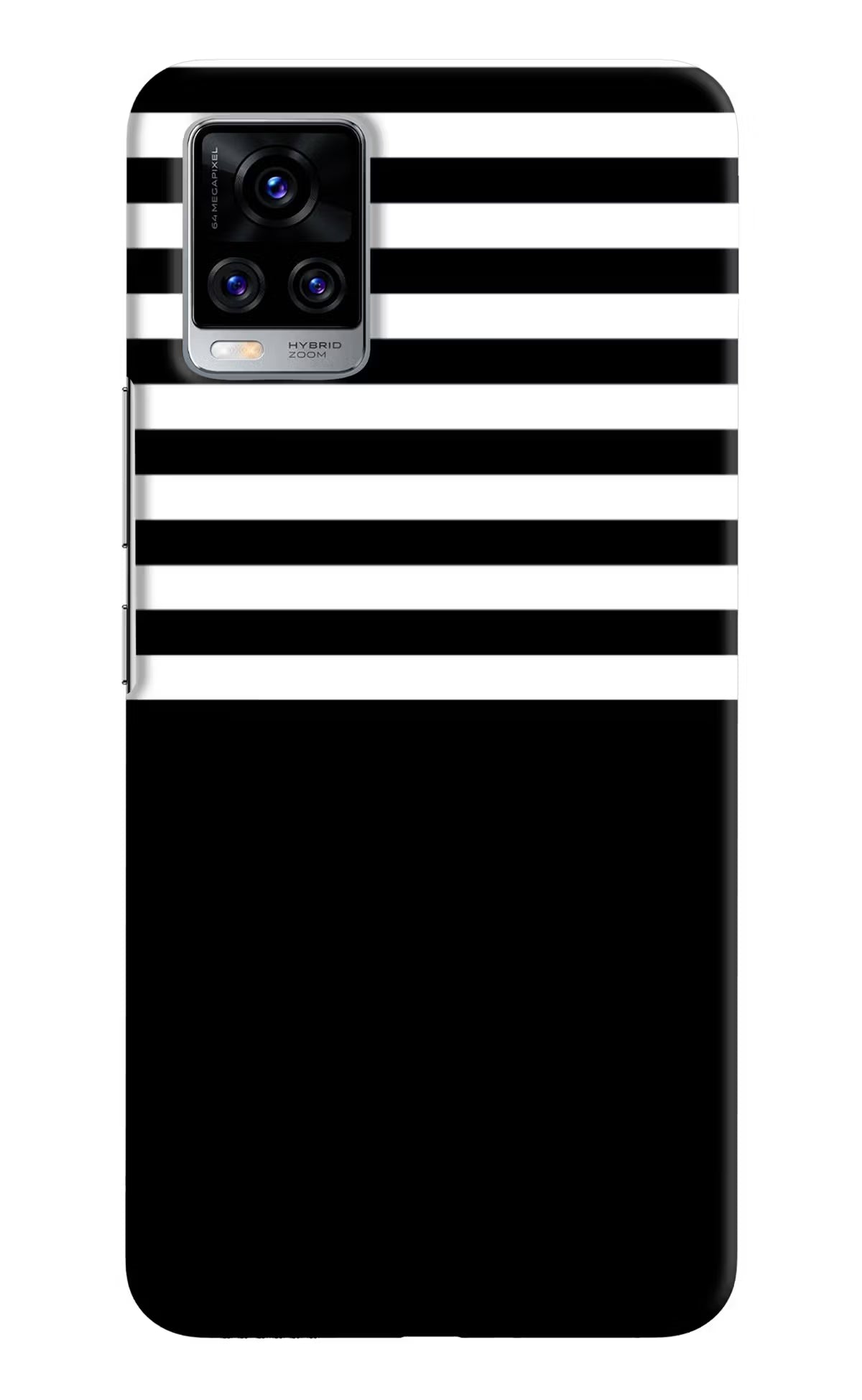 Black and White Print Vivo V20 Pro Hard Case Back Cover by Casekaro
