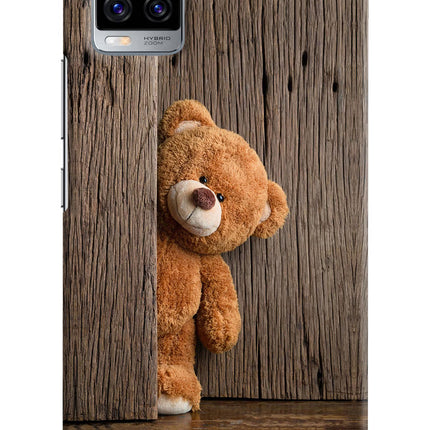 Teddy Wooden Vivo V20 Pro Hard Case Back Cover by Casekaro