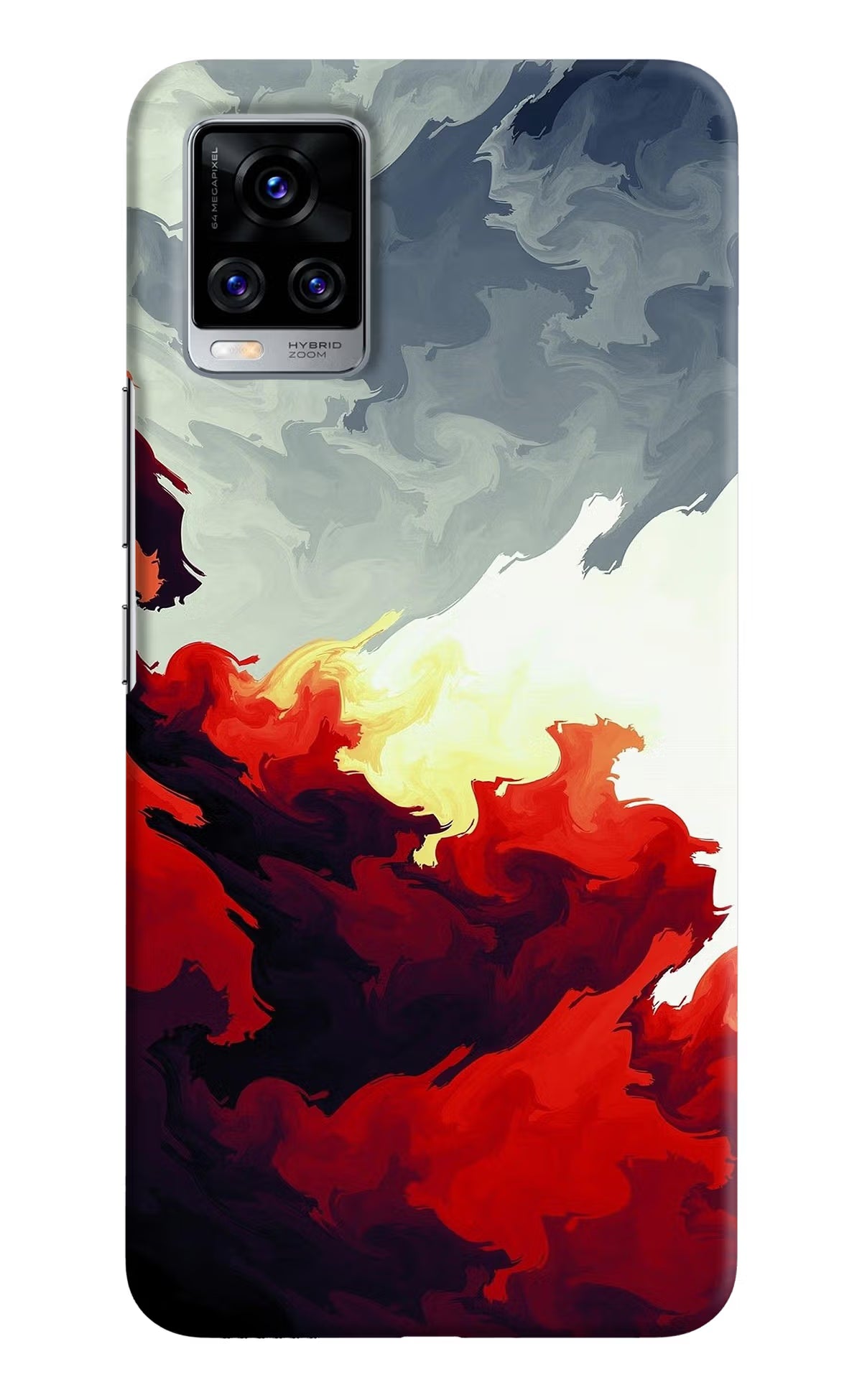 Fire Cloud Vivo V20 Pro Hard Case Back Cover by Casekaro