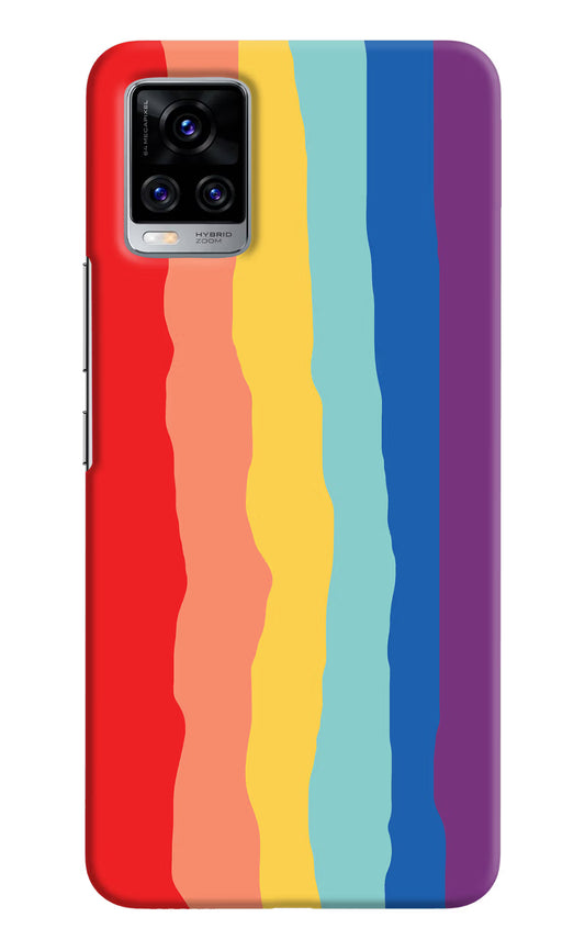 Rainbow Vivo V20 Pro Hard Case Back Cover by Casekaro