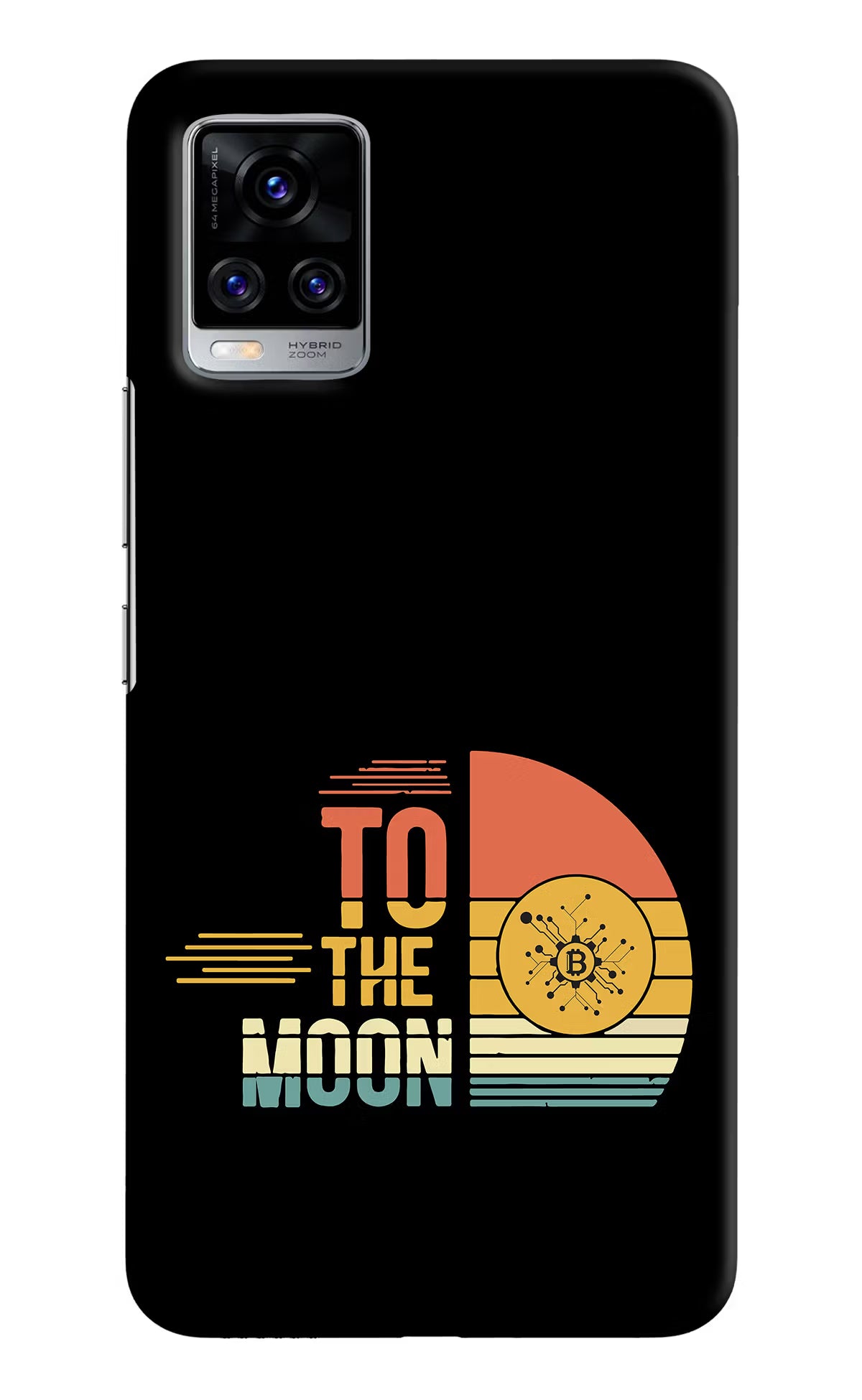 To the Moon Vivo V20 Pro Hard Case Back Cover by Casekaro