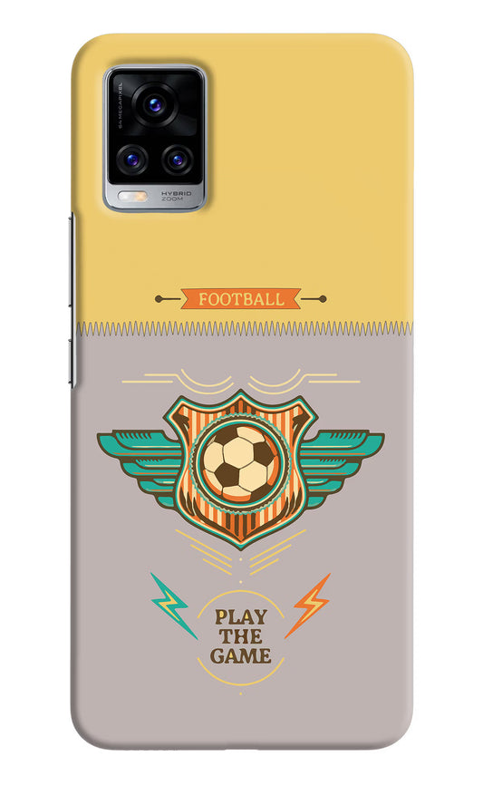 Football Vivo V20 Pro Hard Case Back Cover by Casekaro