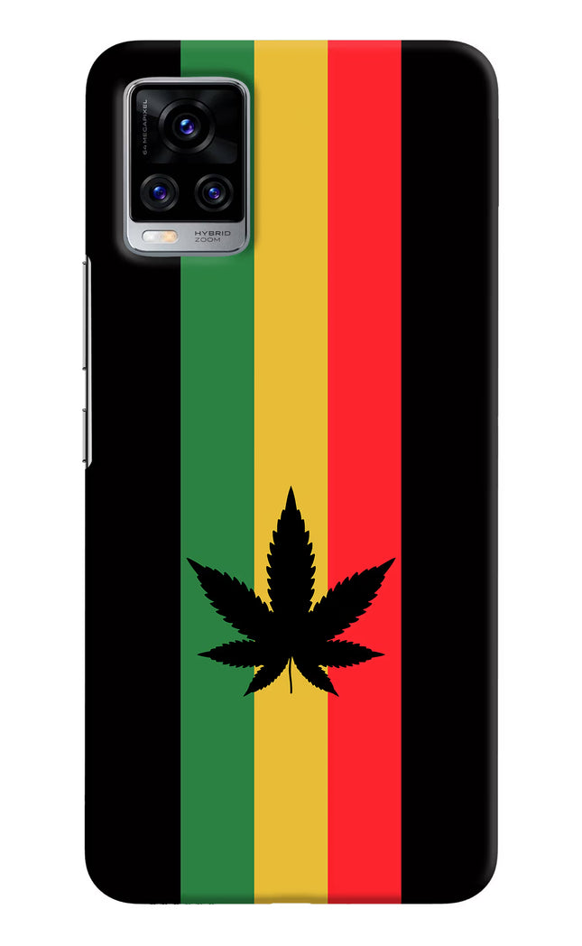 Weed Flag Vivo V20 Pro Hard Case Back Cover by Casekaro