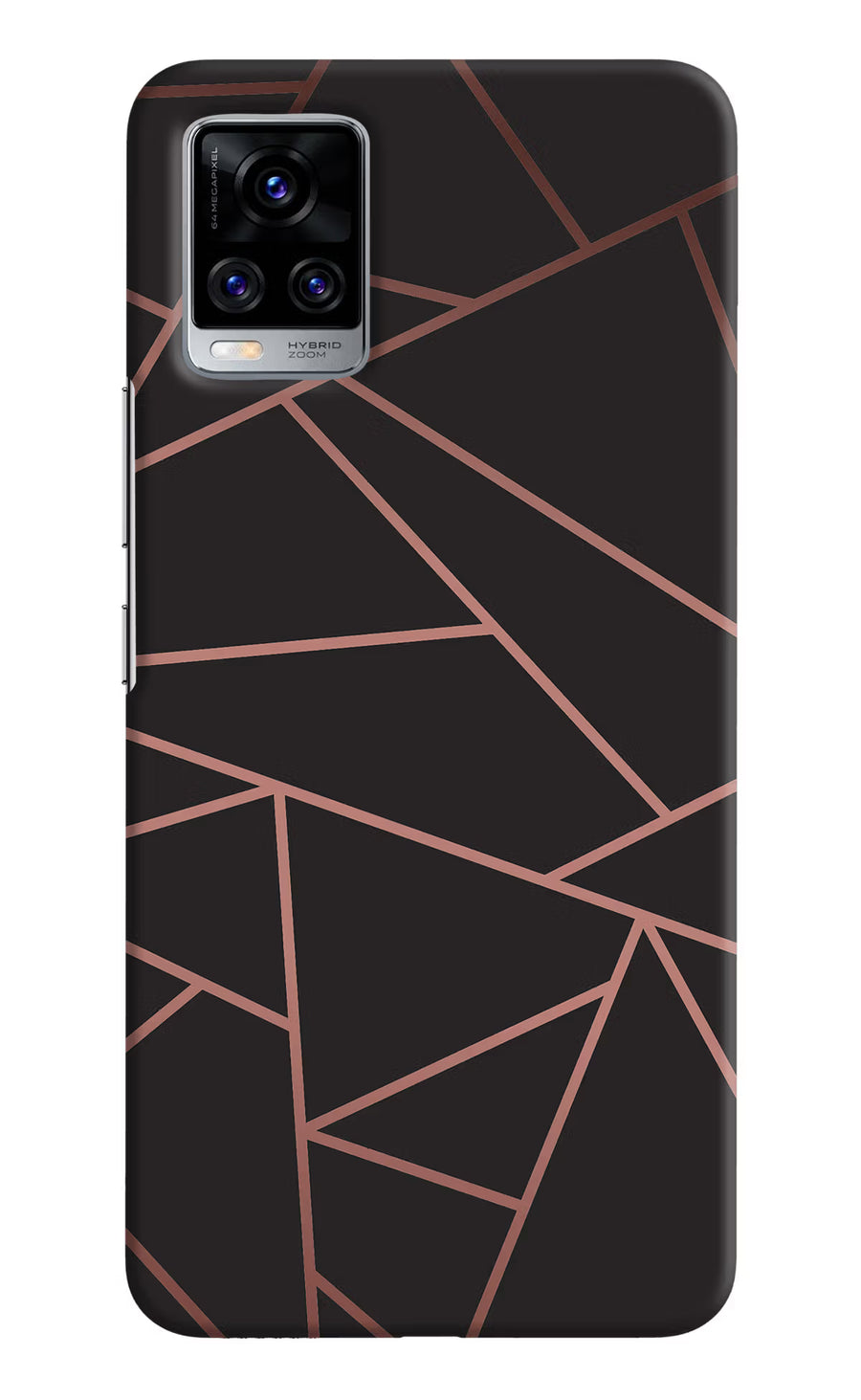 Geometric Pattern Vivo V20 Pro Back Cover, Hard case