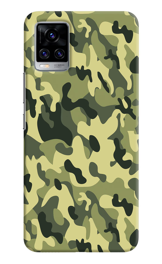 Camouflage Vivo V20 Pro Hard Case Back Cover by Casekaro