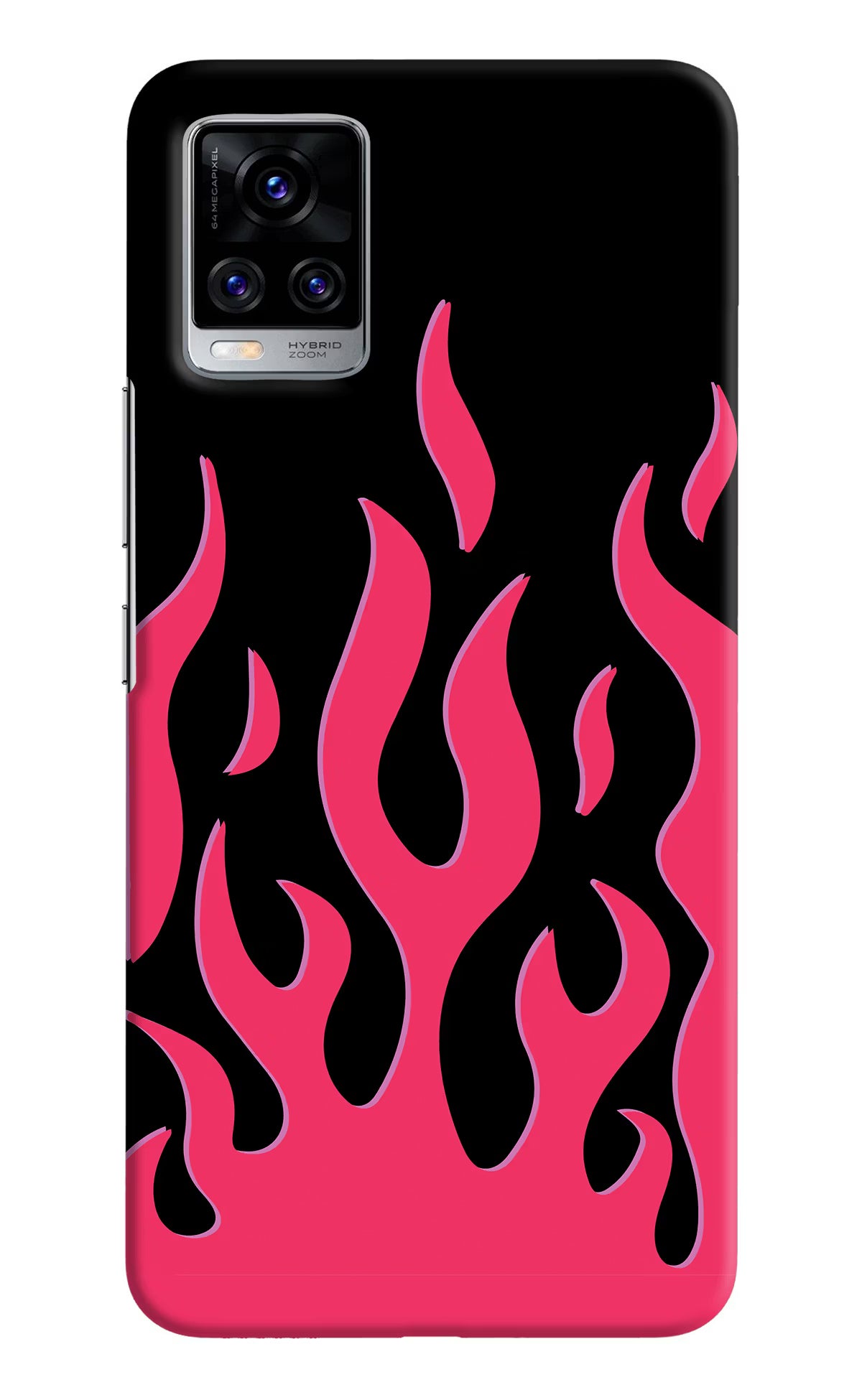 Fire Flames Vivo V20 Pro Hard Case Back Cover by Casekaro