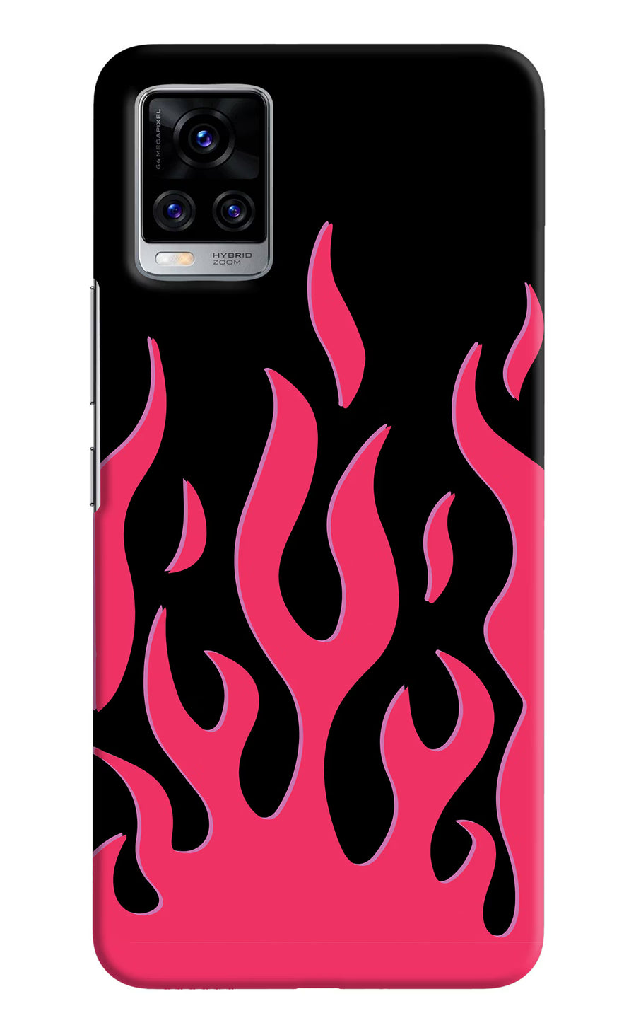 Fire Flames Vivo V20 Pro Back Cover, Hard case
