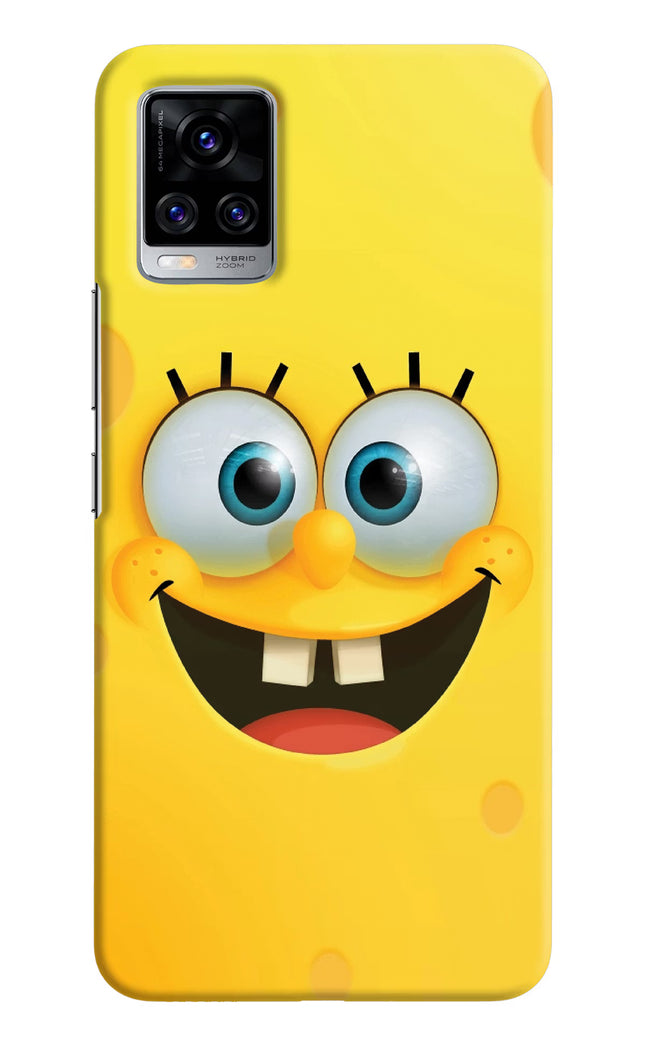 Sponge 1 Vivo V20 Pro Hard Case Back Cover by Casekaro