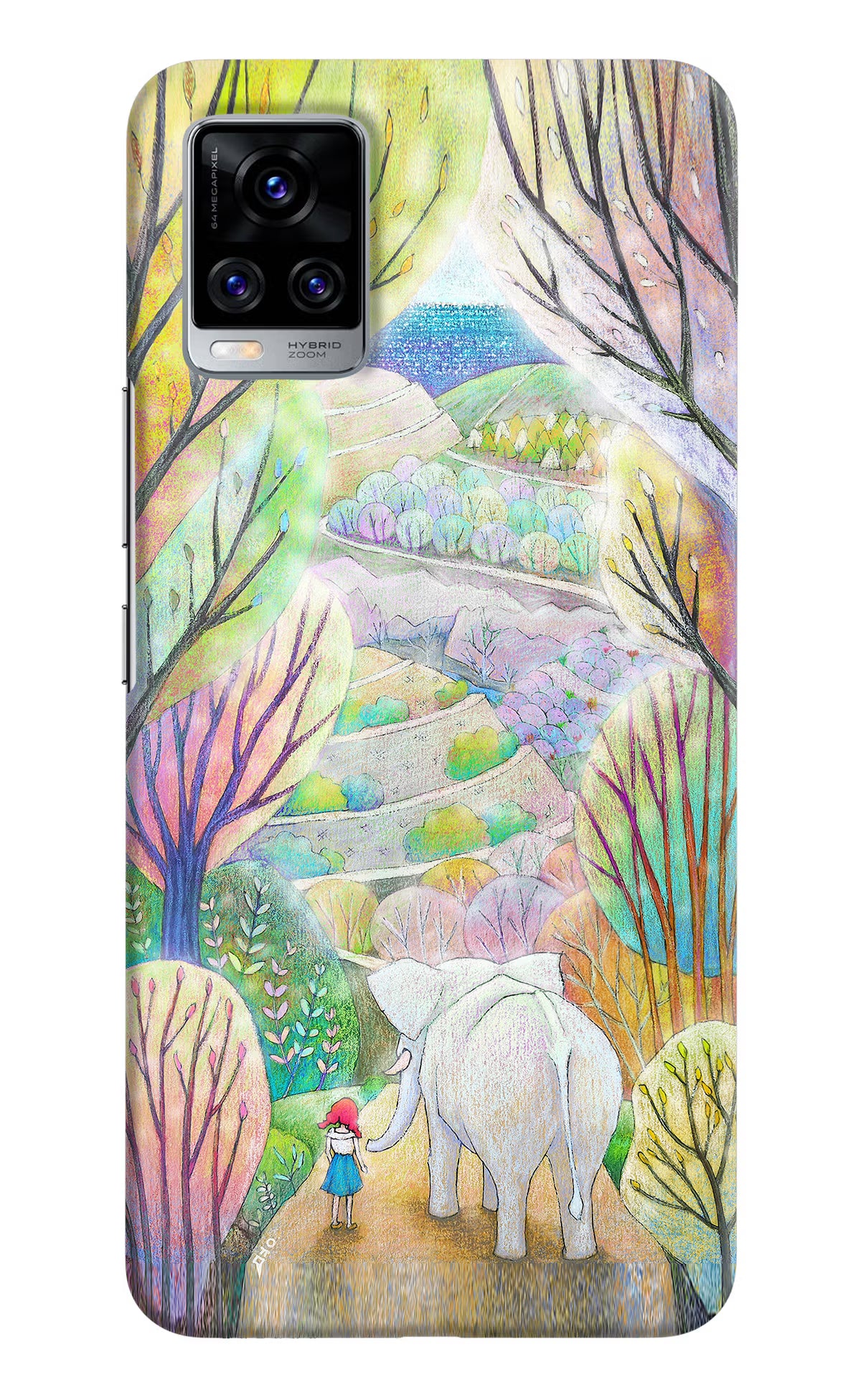 Nature Painting Vivo V20 Pro Hard Case Back Cover by Casekaro