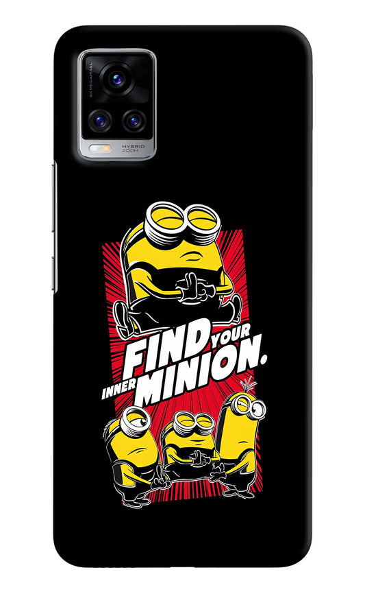 Find your inner Minion Vivo V20 Pro Hard Case Back Cover by Casekaro
